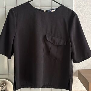 Black Fashion Top